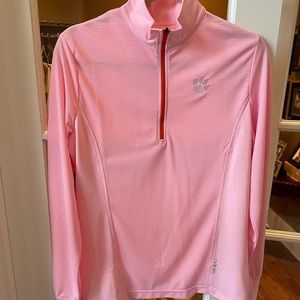 Oobe Clemson Tiger Pink Women’s 1/4 zip Pullover